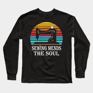 Sewing mends the Soul-Christmas 2023 Long Sleeve T-Shirt